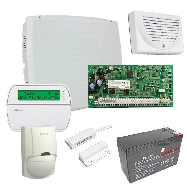 Set de alarma DSC PC1832  con teclado PK5501