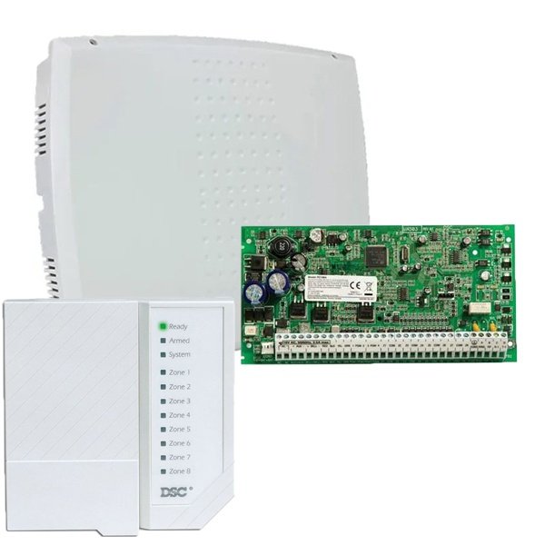 Kit de alarma DSC 1832 con teclado PC1555RKZ